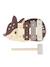 Xylophone bois FSC® en forme de chevruil Chevreuil 1 - vertbaudet enfant 