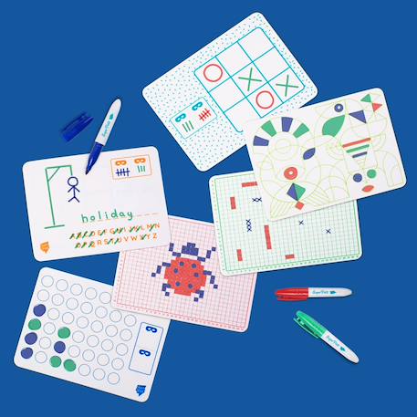 Travel game - 6 jeux nomades Multi-coloured 2 - vertbaudet enfant 