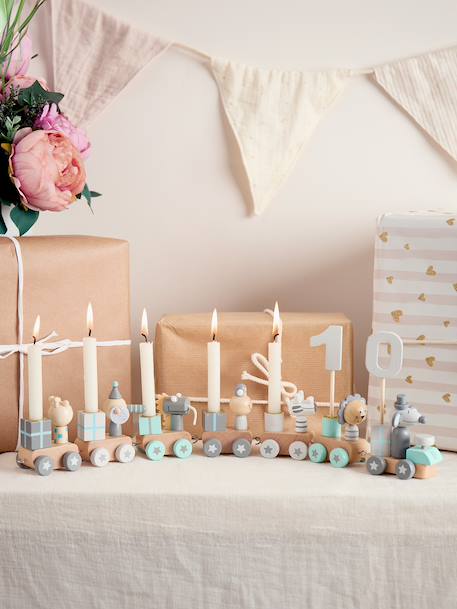 Train d’anniversaire en bois 0-99 ans, scandi Berry+Berry avec bougies+Candy+Candy avec bougies+Scandi+Scandi avec bougies 24 - vertbaudet enfant 
