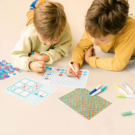Travel game - 6 jeux nomades Multi-coloured 4 - vertbaudet enfant 