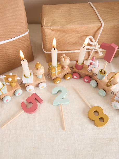 Train d’anniversaire en bois 0-99 ans, scandi Berry+Berry avec bougies+Candy+Candy avec bougies+Scandi+Scandi avec bougies 8 - vertbaudet enfant 