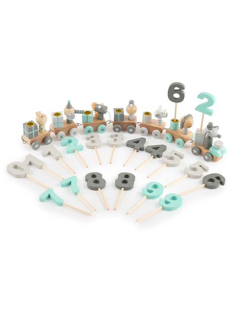 Train d’anniversaire en bois 0-99 ans, scandi Berry+Berry avec bougies+Candy+Candy avec bougies+Scandi+Scandi avec bougies 33 - vertbaudet enfant 