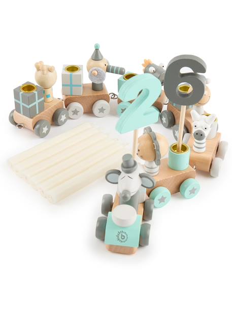 Train d’anniversaire en bois 0-99 ans, scandi Berry+Berry avec bougies+Candy+Candy avec bougies+Scandi+Scandi avec bougies 31 - vertbaudet enfant 