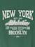 Sweat motif New York fille vert anglais 5 - vertbaudet enfant 