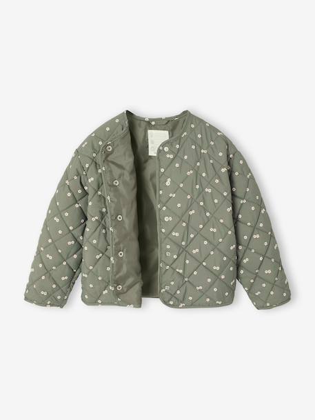 Parka fille à capuche 3 en 1 parka + veste matelassée bois de rose+marine 28 - vertbaudet enfant 