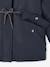 Parka fille à capuche 3 en 1 parka + veste matelassée bois de rose+marine 24 - vertbaudet enfant 