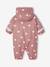 Combinaison de pluie imprimée à capuche bébé doublée polaire vieux rose 3 - vertbaudet enfant 