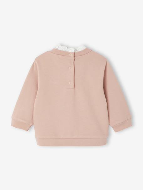 Sweat-shirt bébé Disney Marie les Aristochats rose poudré 2 - vertbaudet enfant 