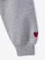 Sweat court zippé à capuche fille gris chiné 3 - vertbaudet enfant 