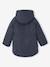 Parka fille à capuche 3 en 1 parka + veste matelassée bois de rose+marine 20 - vertbaudet enfant 