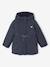 Parka fille à capuche 3 en 1 parka + veste matelassée bois de rose+marine 26 - vertbaudet enfant 
