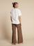 Ensemble pyjama 2 pièces léopard grossesse et allaitement taupe 2 - vertbaudet enfant 
