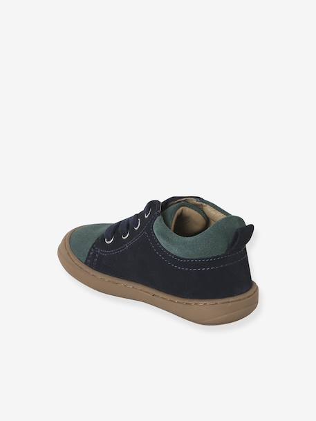 Chaussures premiers pas bébé lacets bleu+camel+kaki+lot bleu+marine 3 - vertbaudet enfant 