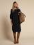 Robe en tricot grossesse et allaitement noir 2 - vertbaudet enfant 
