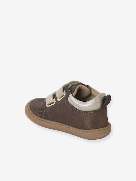 Chaussures premiers pas bébé velcro beige imprimé+bleu imprimé+bois de rose+bronze+lot rose+mauve+or+rose+rose imprimé+rose poudré+turquoise+vert imprimé 21 - vertbaudet enfant 