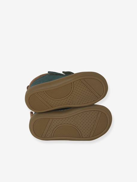 Chaussures premiers pas bébé velcro beige+bleu+bleu électrique+chocolat+lot beige+lot marron+lot vert+marron+ocre+vert+vert sauge 57 - vertbaudet enfant 