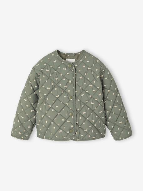 Parka fille à capuche 3 en 1 parka + veste matelassée bois de rose+marine 27 - vertbaudet enfant 