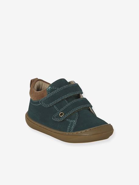 Chaussures premiers pas bébé velcro beige+bleu+bleu électrique+chocolat+lot beige+lot marron+lot vert+marron+ocre+vert+vert sauge 53 - vertbaudet enfant 