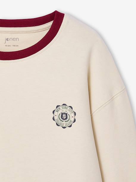 Tee-shirt cropped fille motif dos écru 5 - vertbaudet enfant 