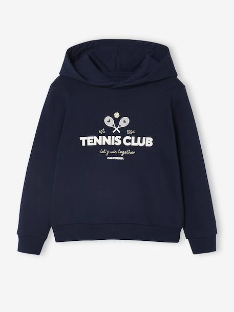 Ensemble sport sweat à capuche et jogging fille marine 2 - vertbaudet enfant 