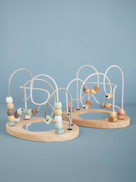 Labyrinthe de perles avec miroir - 25cm Bleu+Rose+Rose ou bleu 5 - vertbaudet enfant 