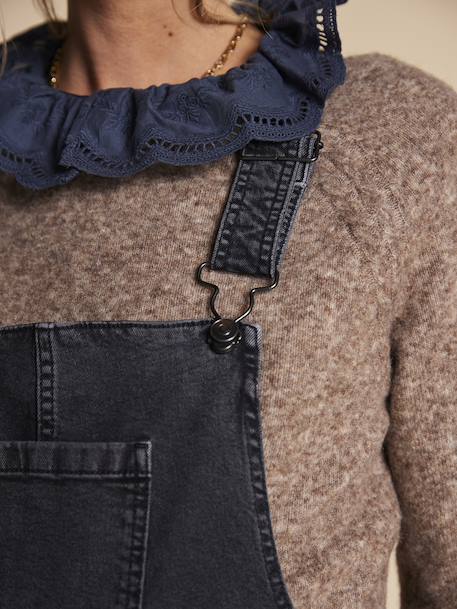 Salopette large de grossesse anthracite 7 - vertbaudet enfant 
