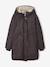 Parka fille léopard doublée sherpa marine 7 - vertbaudet enfant 