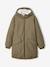 Parka fille à capuche kaki 4 - vertbaudet enfant 