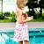 Robe fleurs hawaï   à bretelles  anais Rose fuchsia 2 - vertbaudet enfant 