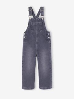 -Salopette fille large en denim 