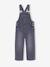 Salopette fille large en denim denim black+denim gris+stone 1 - vertbaudet enfant 