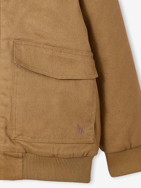 Blouson garçon en toile caramel 9 - vertbaudet enfant 