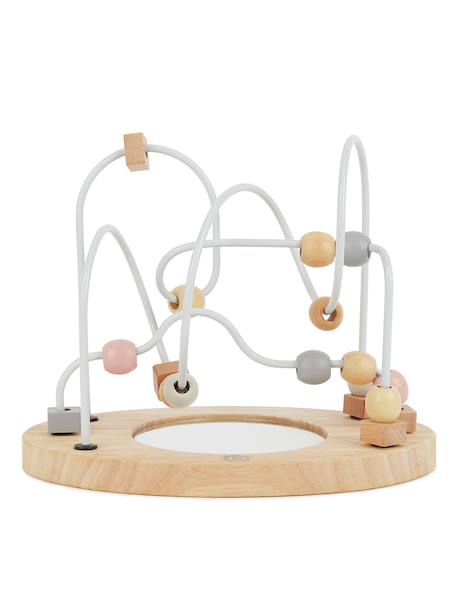 Labyrinthe de perles avec miroir - 25cm Rose+Rose ou bleu 7 - vertbaudet enfant 