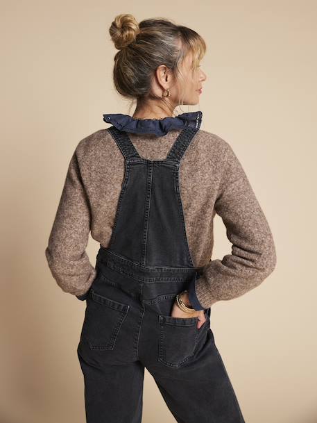 Salopette large de grossesse anthracite 6 - vertbaudet enfant 