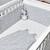 Drap-housse en coton stella Blanc, imprimé gris+Gris, imprimé blanc 5 - vertbaudet enfant 