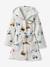 Peignoir de bain Enfant CHANTIER personnalisable, avec coton recyclé blanc imprimé 5 - vertbaudet enfant 