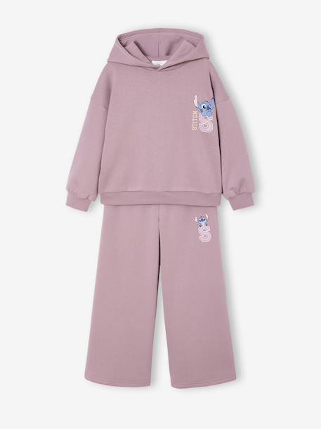 Ensemble sport sweat + pantalon Disney Lilo & Stitch fille en molleton violet 2 - vertbaudet enfant 