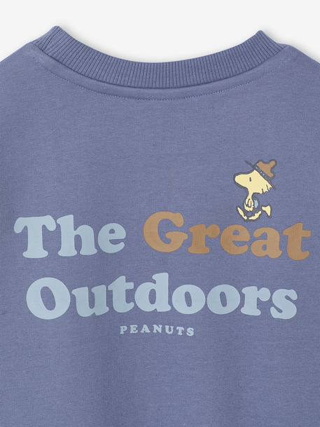Sweat-shirt Snoopy Peanuts garçon bleu jean 5 - vertbaudet enfant 