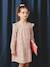 Robe imprimée à volants fille écru+marine+vanille+vert sauge 5 - vertbaudet enfant 