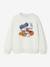 Sweat Col Rond Print Placé Garçon beige chiné 1 - vertbaudet enfant 