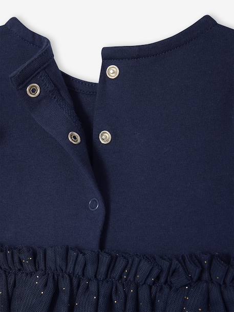 Robe noël bébé fille jupon tulle pailleté marine 4 - vertbaudet enfant 