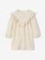 Robe fille gaze de coton imprimée fleurs écru 3 - vertbaudet enfant 