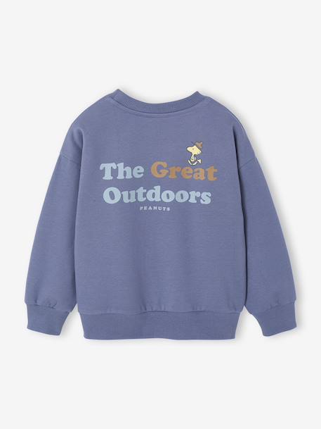 Sweat-shirt Snoopy Peanuts garçon bleu jean 2 - vertbaudet enfant 