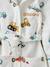 Peignoir de bain Enfant CHANTIER personnalisable, avec coton recyclé blanc imprimé 3 - vertbaudet enfant 