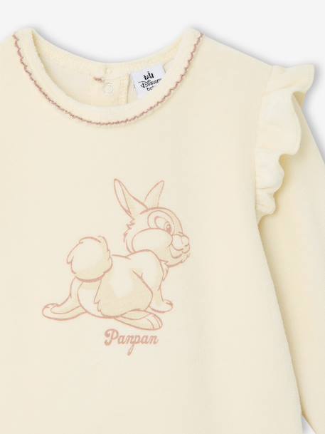 Dors-bien bébé fille Disney Panpan en velours vanille 3 - vertbaudet enfant 