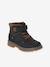 Boots enfant garçon synthétique à scratchs noir 2 - vertbaudet enfant 