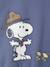 Sweat-shirt Snoopy Peanuts garçon bleu jean 3 - vertbaudet enfant 