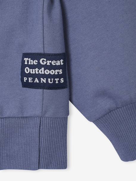 Sweat-shirt Snoopy Peanuts garçon bleu jean 4 - vertbaudet enfant 