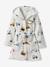 Peignoir de bain Enfant CHANTIER personnalisable, avec coton recyclé blanc imprimé 4 - vertbaudet enfant 