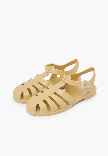 Sandales plastique mat biarritz Dijon+Ivoire+Noir+Rose+Vert+Vert menthe 4 - vertbaudet enfant 